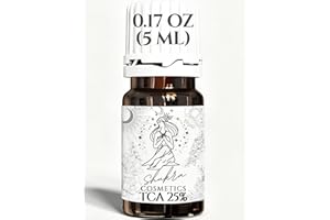 TCAPlatinumDerm Peel 25% (0.17oz/5ml) superficial chemical peel for face/neck/body, suitable for Aestheticians and DIY skinca