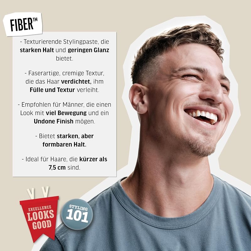 Classic Fiber Haarwachs für Männer, 85 g