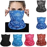Face Mask Multi Bandana Neck Gaiter Seamless Magic Headband Outdoor Face Scarf for Dust Wind and UV Resistance
