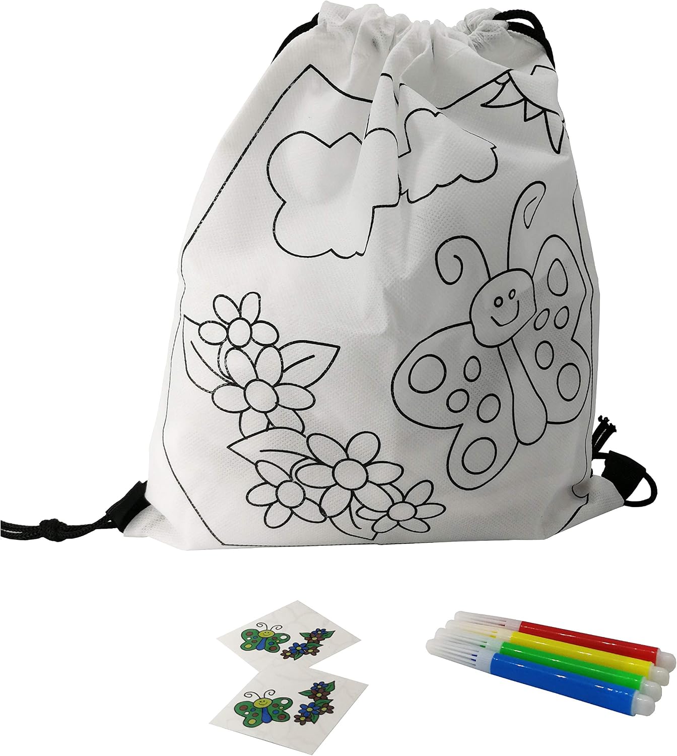 Pack of Kids Backpack for Painting (30x25cm), Butterfly