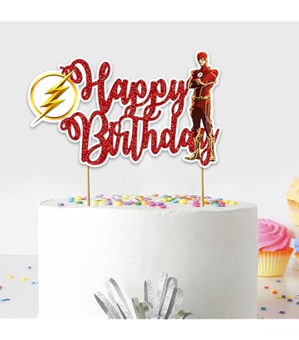 Flash Hero Backdrop 5x3 Ft - Vinyl Photography Background For Birthday Parties & Photos