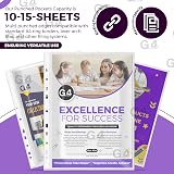 G4Gadget A4 Punched Pockets 500 Pack 30 Micron 10-15 Sheets Value Set view 5