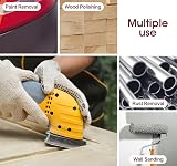 SATC Delta-Triangle Sanding Sheets 93mm 60 Pcs 6-Hole Sandpaper view 6