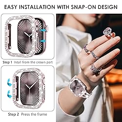 Wingle 2 Pack Bling Case for Apple Watch Series 10