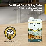 Barrettine Premier Danish Oil 1L Deep Wood Finish Water Repellent view 6