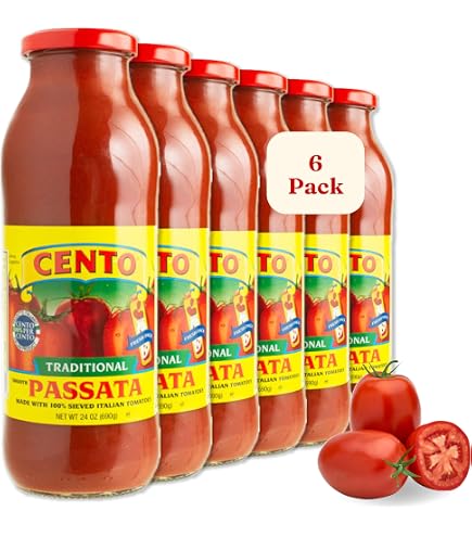 Amazon.com : Cento Rustica Passata, 24 Oz (Pack of 6), 100