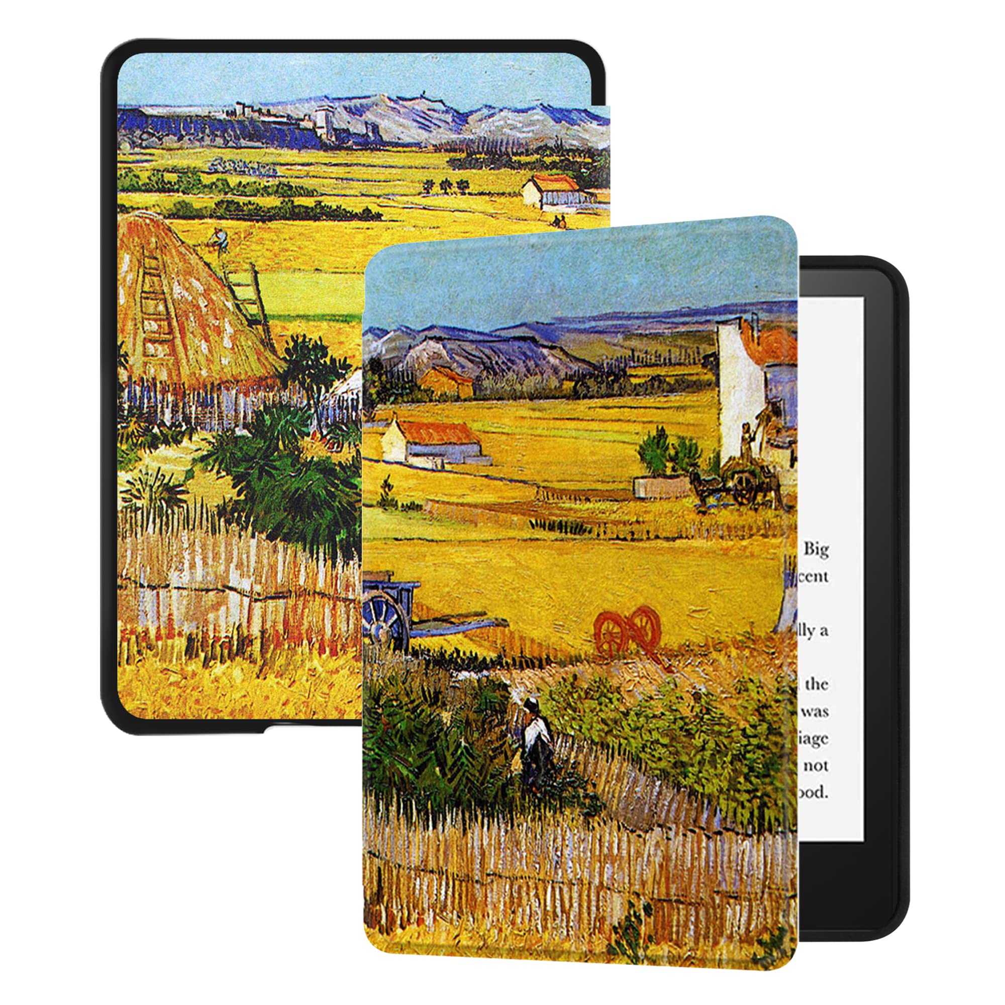 Huasiru Case for All-New Kindle Paperwhite with 6.8" Display (11th Gen-2021 Release Only - Will Not fit Prior Generation Kindle Devices) with Auto Wake/Sleep, Harvest — image 1