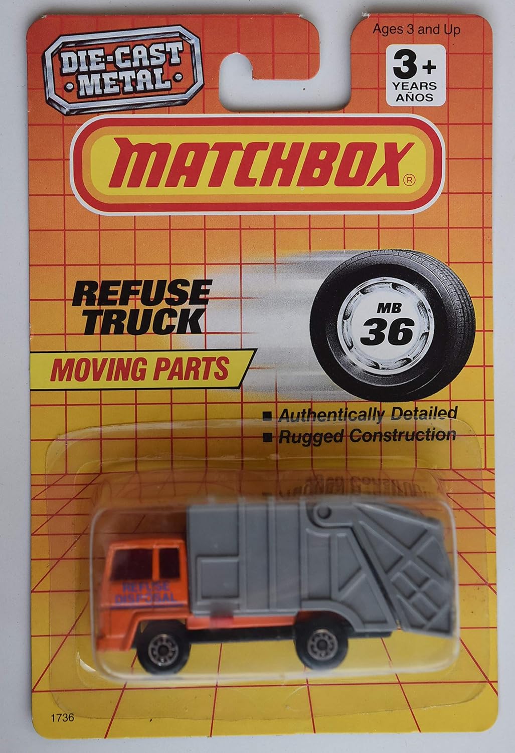 matchbox no 36 refuse truck