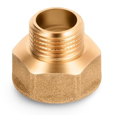 HYDROBIL 3/4 BSP Female x 1/2 BSP Male Reducing Adapter Brass Pipe Fitting 10