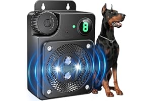 CUUKIEE Anti Barking Devices, Ultrasonic Dog Bark Deterrent Devices, Dog Barking Deterrent Devices, Dog Barking Stopper, Anti Barking Device for Dogs Long Range 50ft, Bark Box Indoor Outdoor for Dogs Training