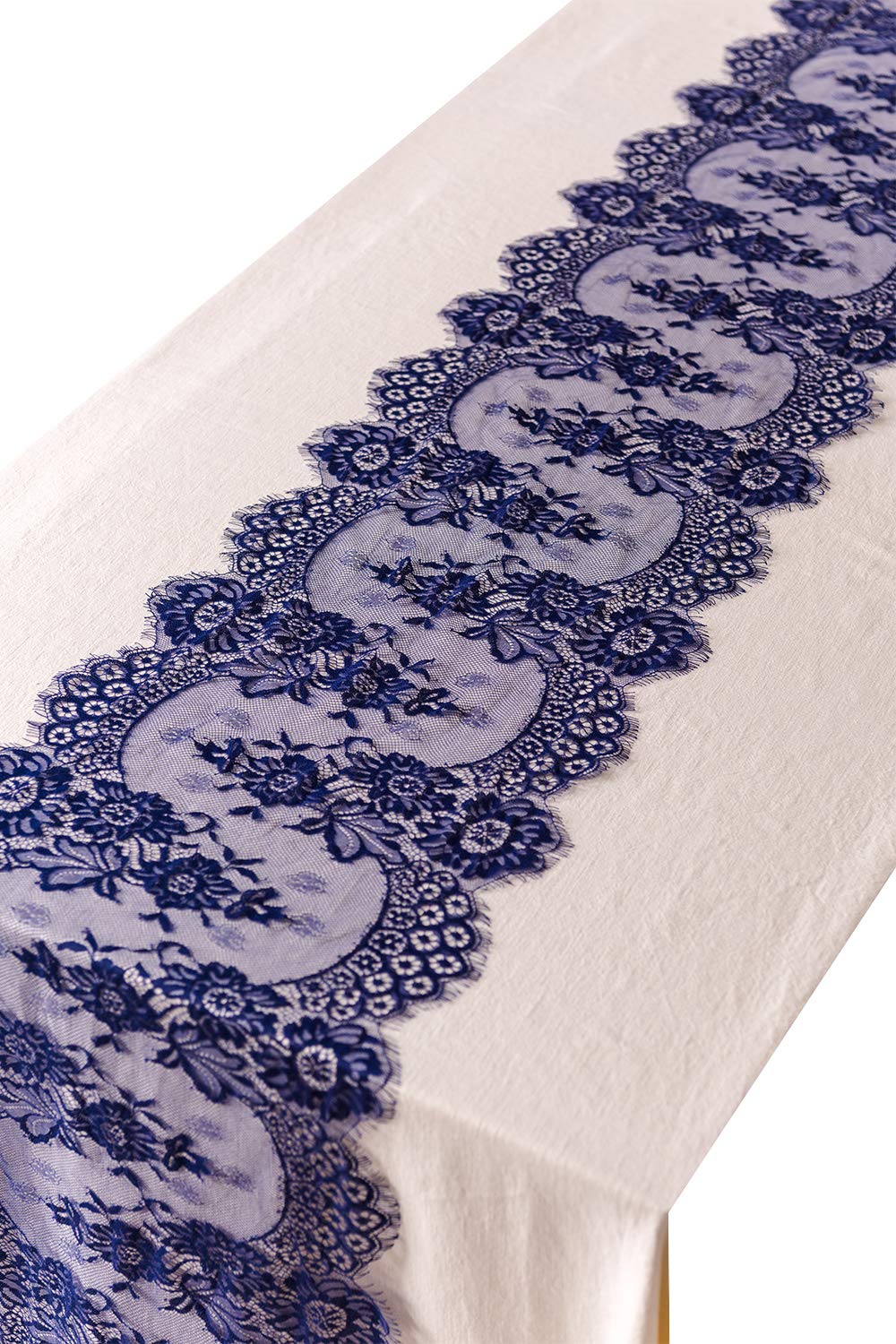 Best navy blue table runner wedding