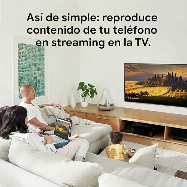 Google Chromecast Carbn Reproduce contenido en streaming