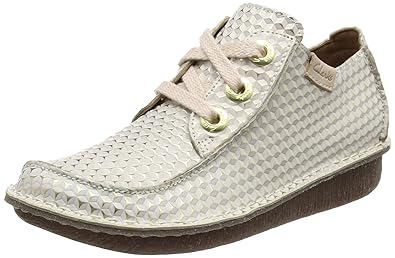 clarks funny dream shoes white