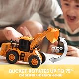 JOYIN Remote Control Front Loader Toy 2.4GHz 600mAh Batteries Lighted Kids Gift view 2