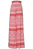 VIV Collection Stretchy Wide Leg Printed Palazzo