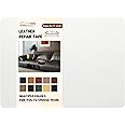 ONine Leather Repair Patch,Self-Adhesive Couch Patch,Multicolor Available Scratch Leather 8X11 Inch Peel and Stick for Sofas,Car Seats Backpack Jackets (White-Litchi Grain)