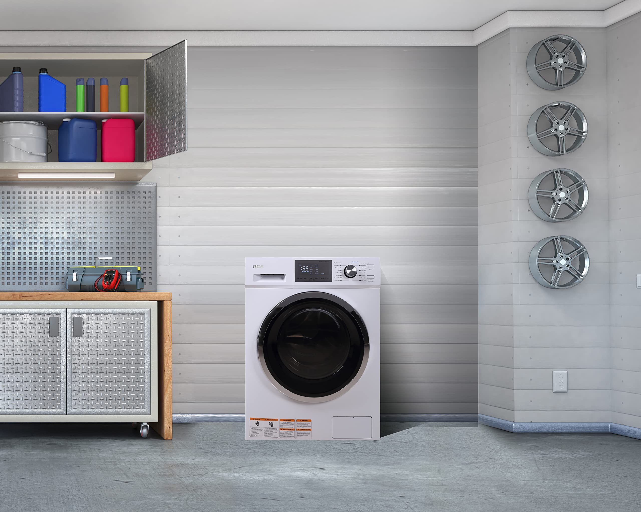 HAMILTON BEACH Washer and Dryer Combo 2.7 cu ft - White