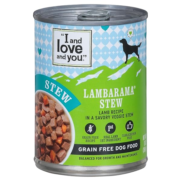 I AND LOVE AND YOU LAMB STEW CANNED DOG FOOD, 13 OZ