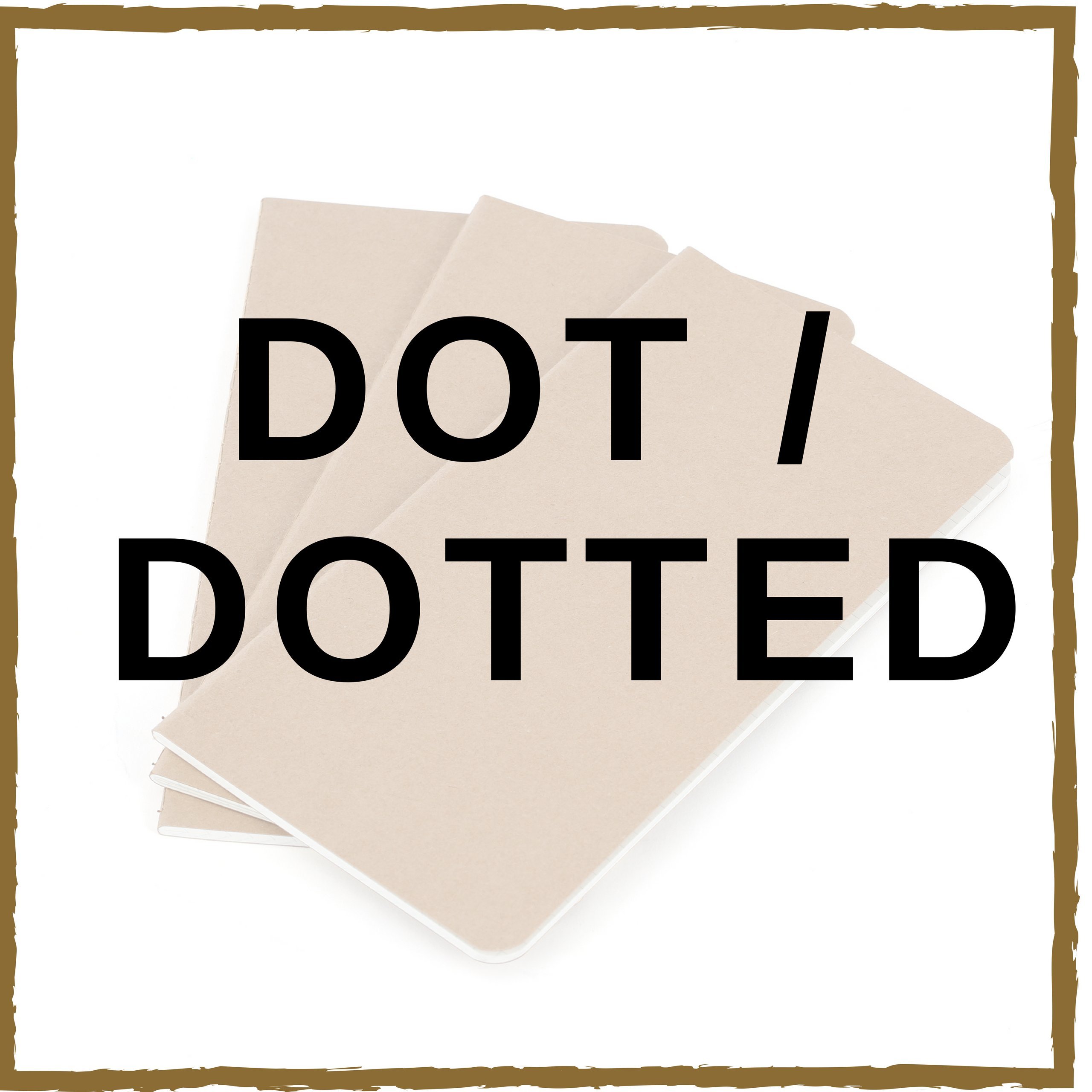 WANDERINGS Dotted Regular Size Travelers Notebook Inserts | 4.25