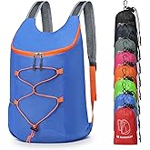 SUIKIHUM 20L Hiking-Daypack Lightweight Foldable Travel Packable Backpack for Camping Cycling Outdoor, Blue