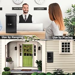 xydled Wall-Mounted Key Drop Box with Combination