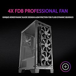 Mars Gaming MC-Master, ATX PC Case, Metal-Mesh