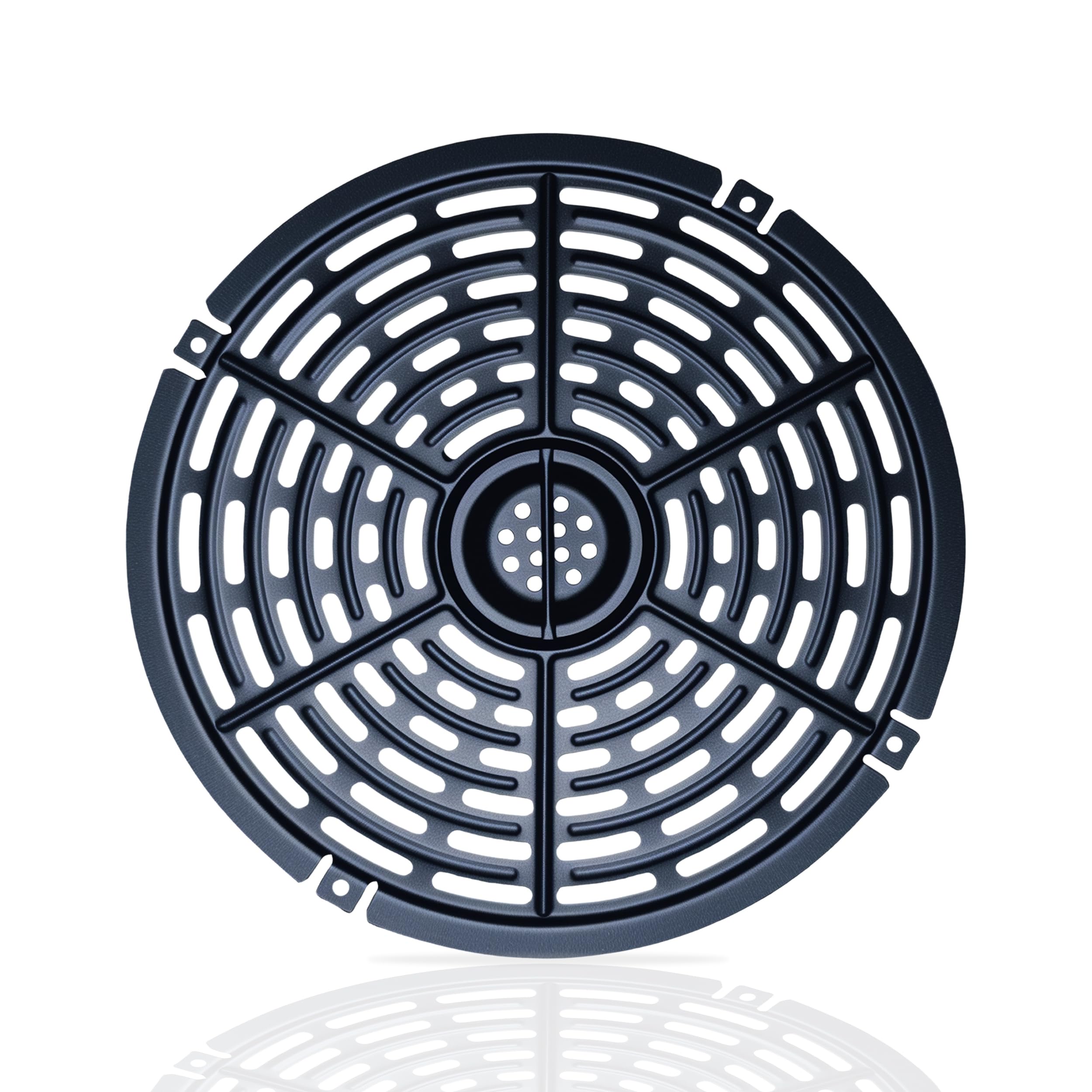 Photo 1 of Air Fryer Replacement Crisper Plate,3.7QT Round Non-Stick Coating Air Fryer Accessories,Grill Pan Compatible with Gowise,Chefman,PowerXL,Crux