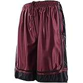 Mens Gym Training Basketball Shorts with Zippered Pockets
