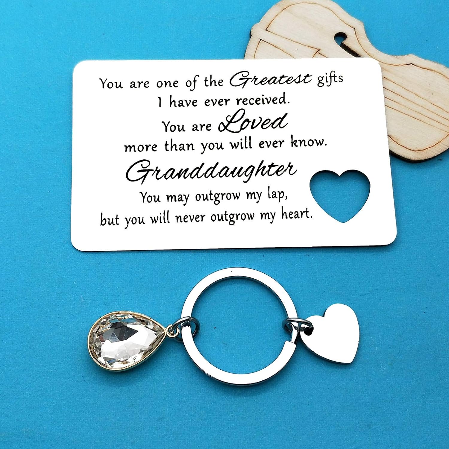 Granddaughter Gifts from Grandma Grandad Wallet Insert Card for Granddaughter You are Loved more than You will Ever Know Christmas Birthday Card Gifts for Granddaughter - Image 4