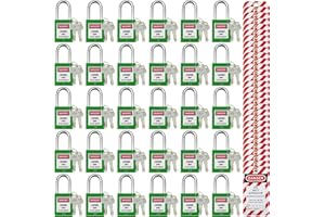 JOJOMARK Lockout Tagout Locks, Safety Padlocks, Loto Locks Keyed Differently Lock Out Tag Out Device Plastic with Lockout TagOut Tags Kits