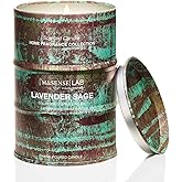 Valentines Day Candles,Spring Candle,Lavender Sage Scented Candles Natural Non Toxic, Aromatherapy Candle for Stress Relief Meditation Relaxing, Housewarming Gifts for Women Men, 11.3oz