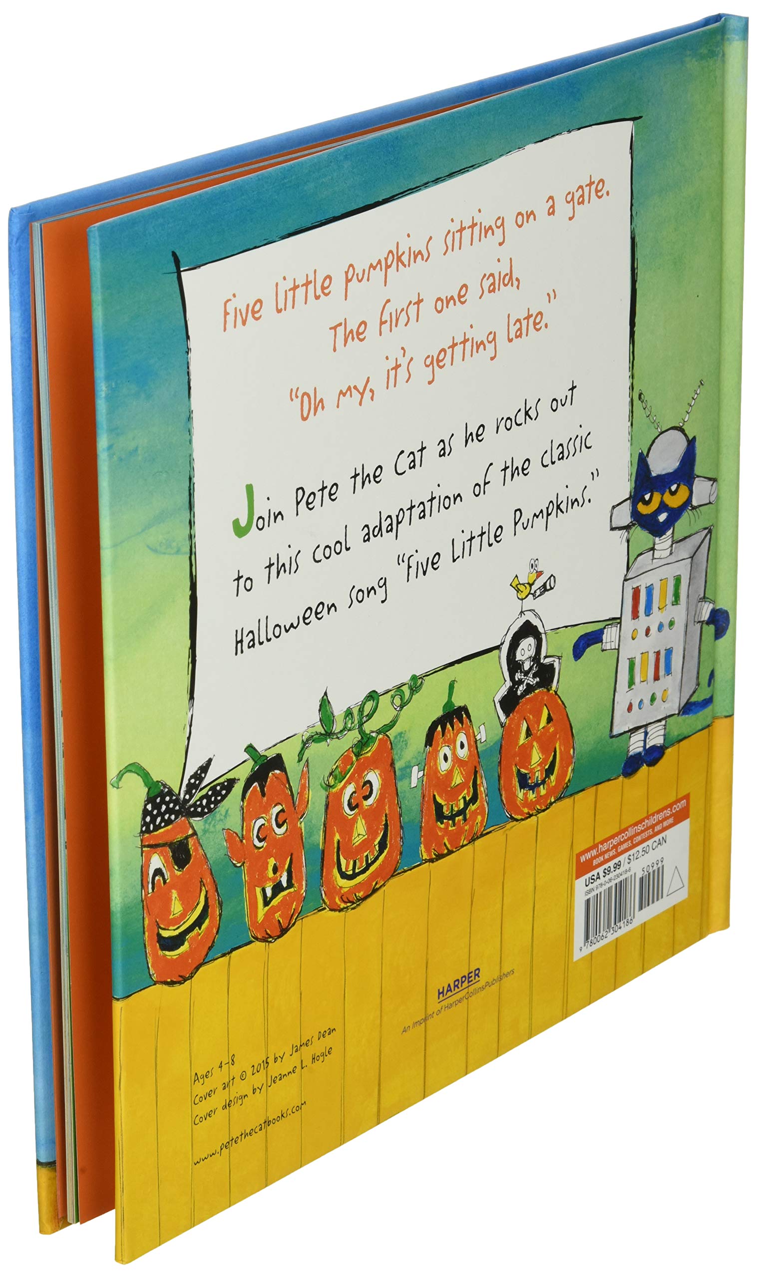 Pete the Cat: Five Little Pumpkins: A Halloween Book for Kids Pete the Cat: Five Little Pumpkins: A Halloween Book for Kids Hardcover Kindle Audible Audiobook Paperback