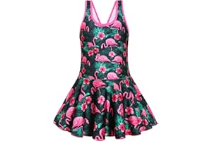 RuuYiicoco Girls One Piece Unicorn Swimsuit Mermaid Swimwear Rainbow Bathing Suit