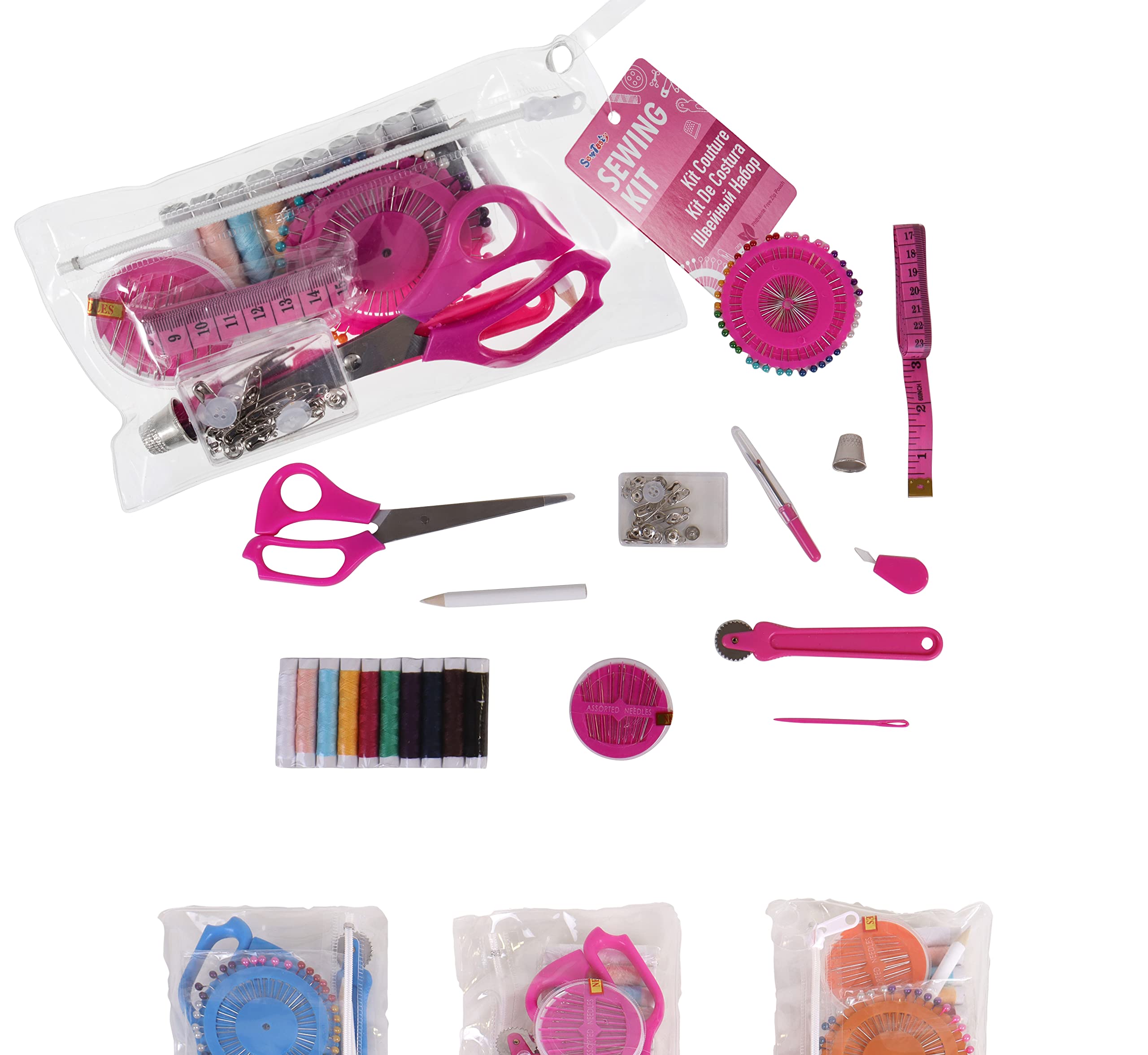Pencil Case Style Sewing Accessories Kit