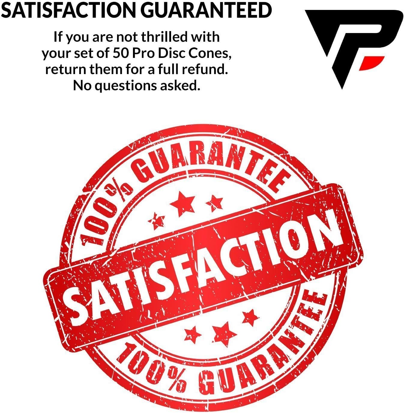 Pro Disc Cones (Set of 50) - Agility Soccer Cones with Carry Bag and Holder for Training, Football, Kids, Sports, Field Cone Markers - Includes Top 15 Drills eBook (Bright Orange) : Sports & Outdoors