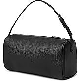 DAILANDO Small Leather Top Handle Hobo Purse for Women. Designer Mini Barrel Boston Crossbody Bag With Two Way Straps | designer tiny purse