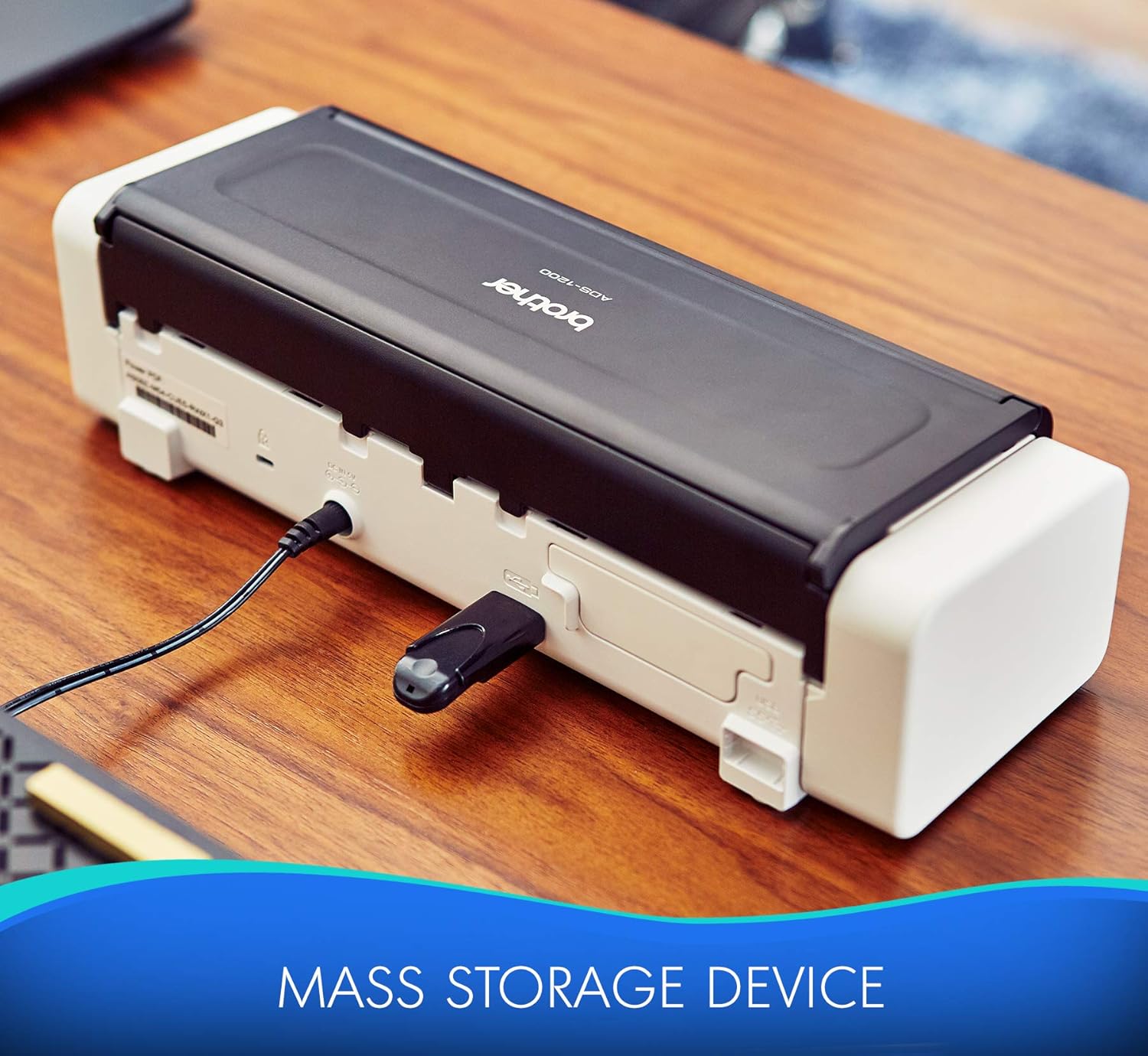 Brother Easy-to-Use Compact Desktop Scanner, ADS-1200, Fast Scan Speeds, Ideal for Home, Home Office or On-The-Go Professionals : Office Products