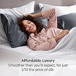 Bedsure Satin Pillowcase 2 Pack Similar to Silk