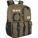 Kelty 18 Inch 24 Liter Capacity Multipocket Laptop Backpack, Padded Back, Shoulder Straps, Top Carry Handle for Travel &amp; Commute