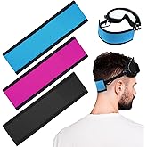 Skylety 3 Pcs Swimming Mask Strap Cover Diving Mask Straps Adjustable Hair Protector Wrap for Dive and Snorkel Masks Water Sports