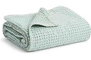 Simka Rose Waffle Baby Blanket - Soft, Breathable Cotton Swaddle for Nursery, Stroller & Crib Blanket - Neutral Baby Receiving Wrap