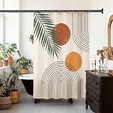 WELDUN Extendable Shower Curtain Rod 48-190CM No Drill Telescopic Black view 7