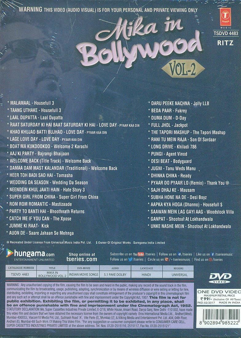 Mika In Bollywood Vol 2 Mika Singh Anchal Amazon In Music bollywood vol 2 mika singh anchal