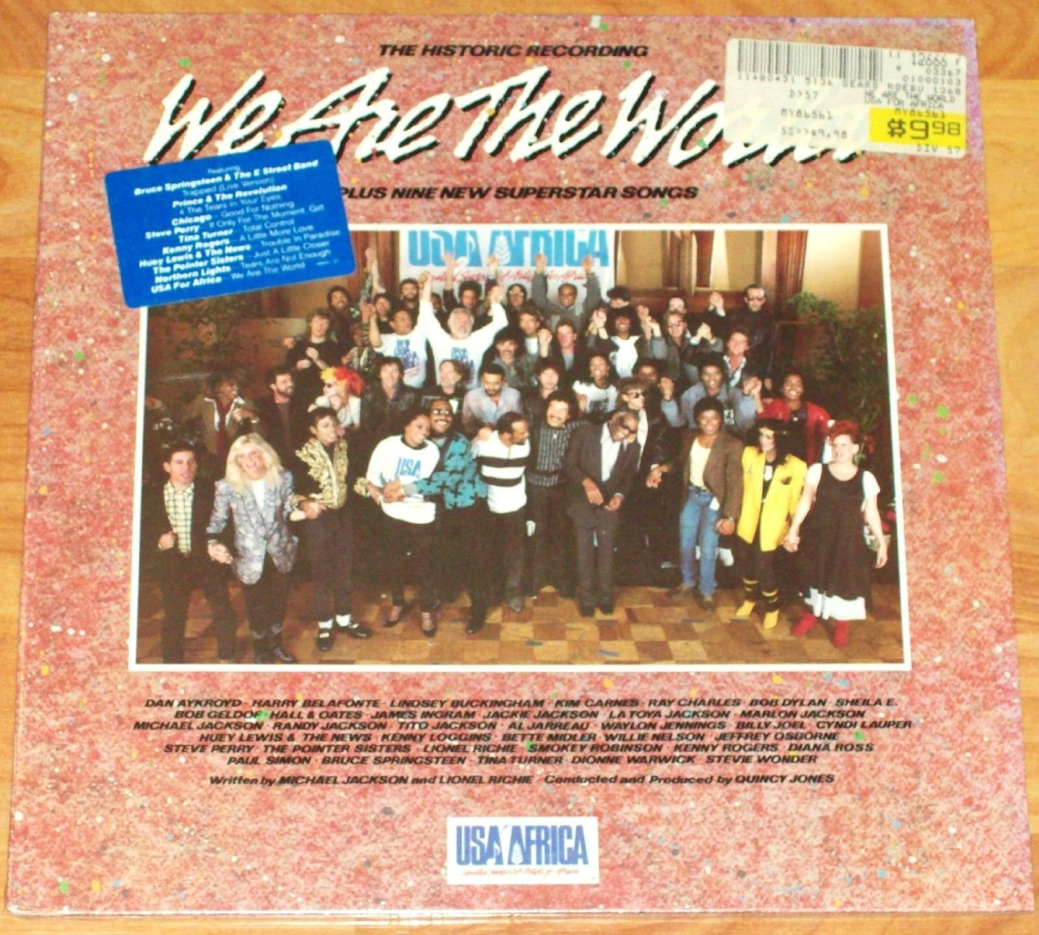 Bruce Springsteen Prince Bob Dylan Michael Jackson We Are The World Usa For Africa V A 12 Vinyl Lp Sealed Mint Bruce Springsteen Michael Jackson Prince Amazon Com Music