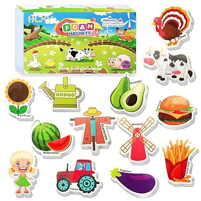 HLXY Fridge Magnets for Kids Toddlers Set of 70 Farm Nigeria Ubuy