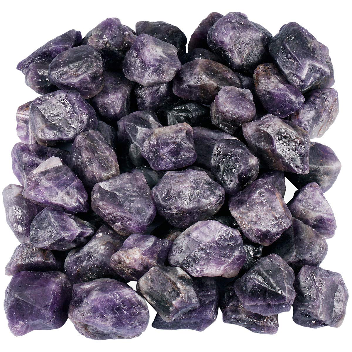 KYEYGWO Aquarium Natural Crystal Stones for Decoration, Decorative Stones and Gravel for Garden Vase Plant Pots Fish Tank 1 Pound