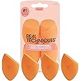 Real Techniques Miracle Complexion Sponge, Makeup Blender for Liquid and Cream Foundation, Full Coverage, Streak-Free Profess