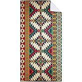 XSMEI Southwestern Native American Beach Towel Extra Large 36"x72", Geometric Aztec Microfiber Towels for Cruise Pool Travel Camping Picnic, Sand Free & Quick Dry, Thin & Lightweight