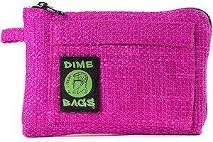 Dime Bags Padded Pouch Protective Case, Soft Velour Interior for Glass Storage & Travel, Durable Hempster Fabric Exterior