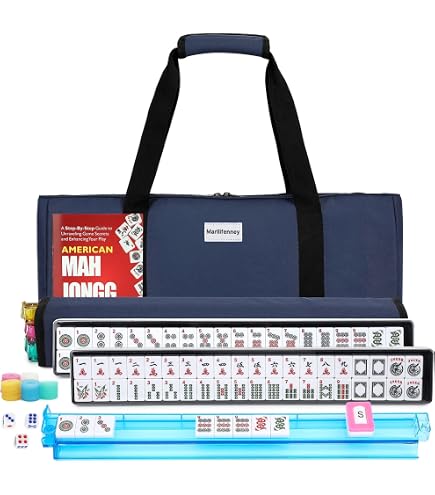 Amazon.com: USA MJ TABLE .COM Complete American Mahjong Set, 166